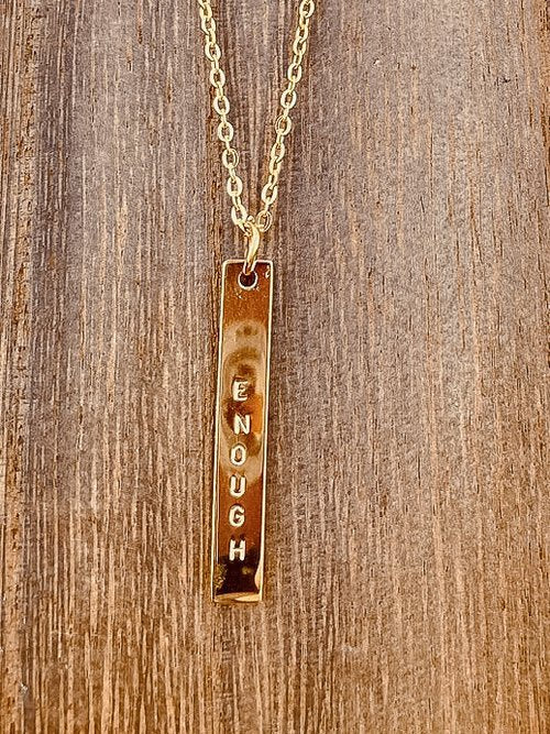 Create a Custom Vertical Bar &/or Disc Necklace - Hand Stamped