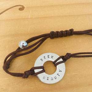 Custom Adjustable Washer Bracelet