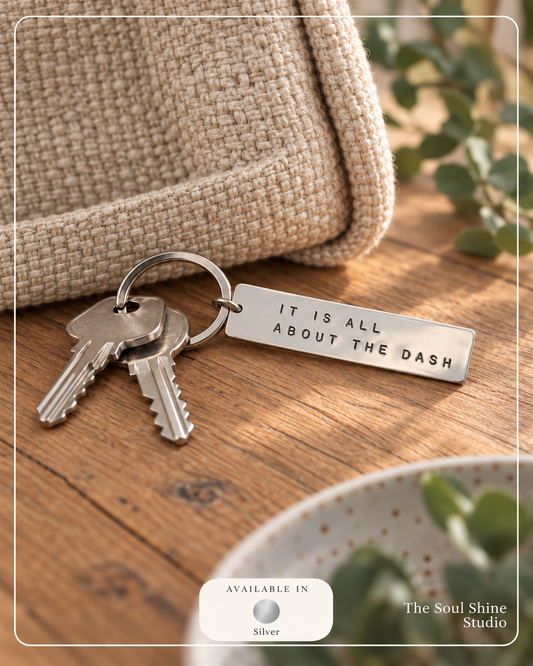 The Key Chain- Customize it. Hand Stamped