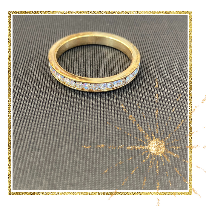 Eternity Stacking Ring- Gold Dipped