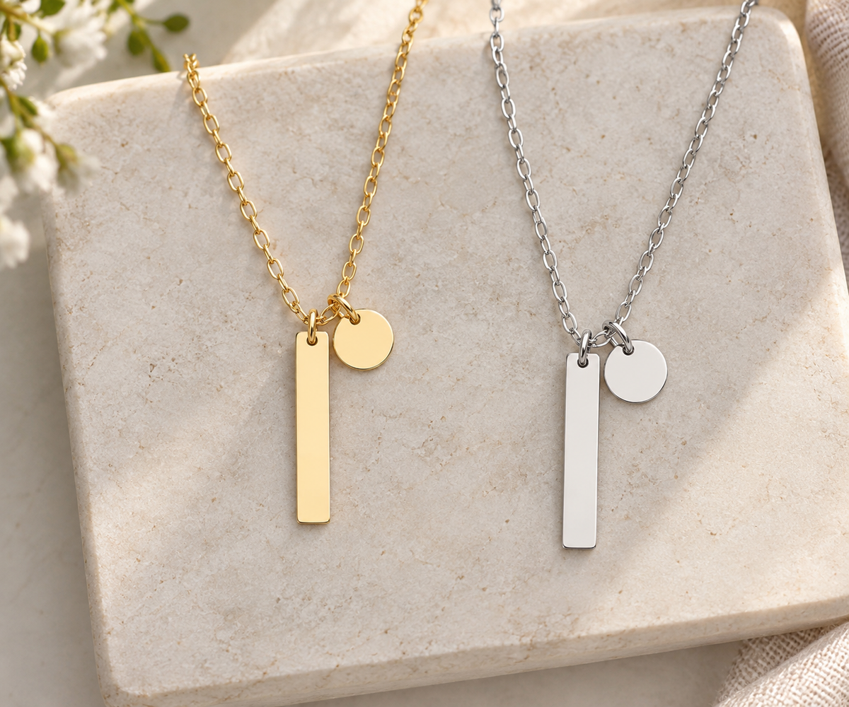 Disc Necklace - Engraved