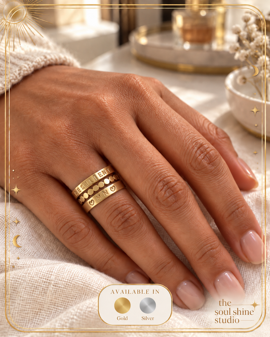 Dotted Spacer Stacking Ring