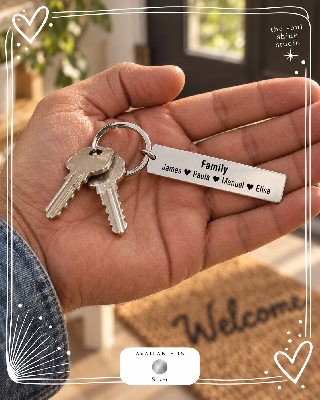 The Key Chain- Engraved
