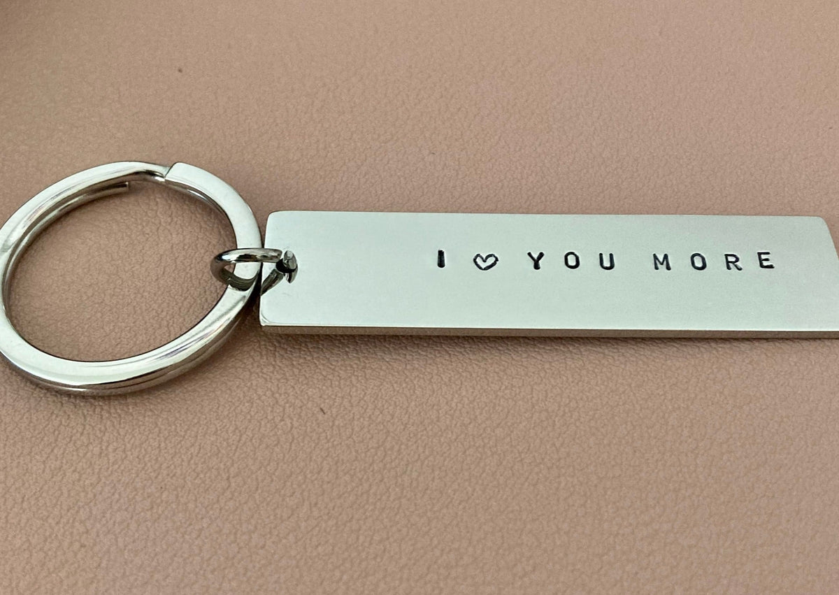 The Key Chain- Customize it. Hand Stamped